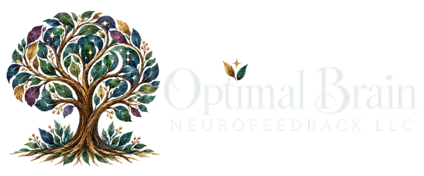 Optimal Brain Neurofeedback, LLC — colorful brain-tree logo